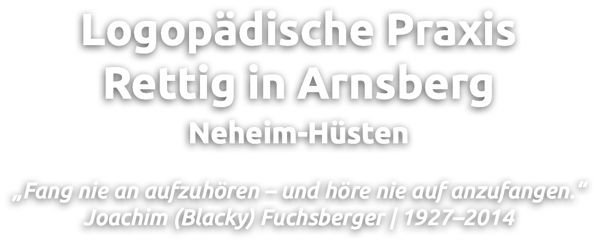 Logopädische Praxis Rettig für Arnsberg Neheim-Hüsten